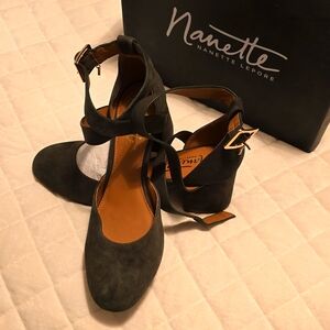 Nanette Lepore suede pumps